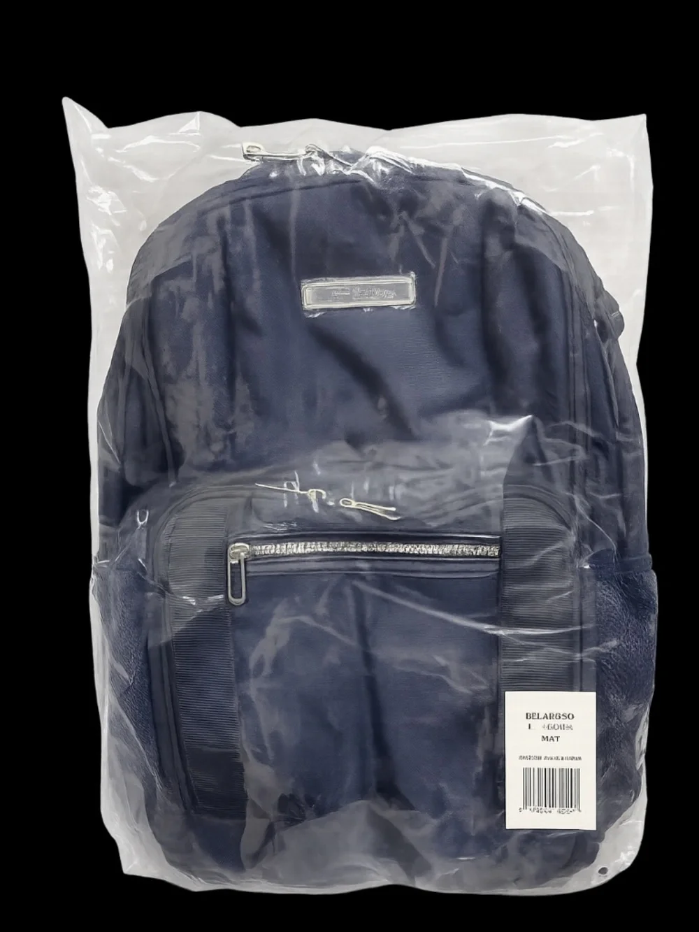 Bella‎ Russo 17 Inch Backpack Navy Blue School Bag Travel Daypack INV10061 NEW